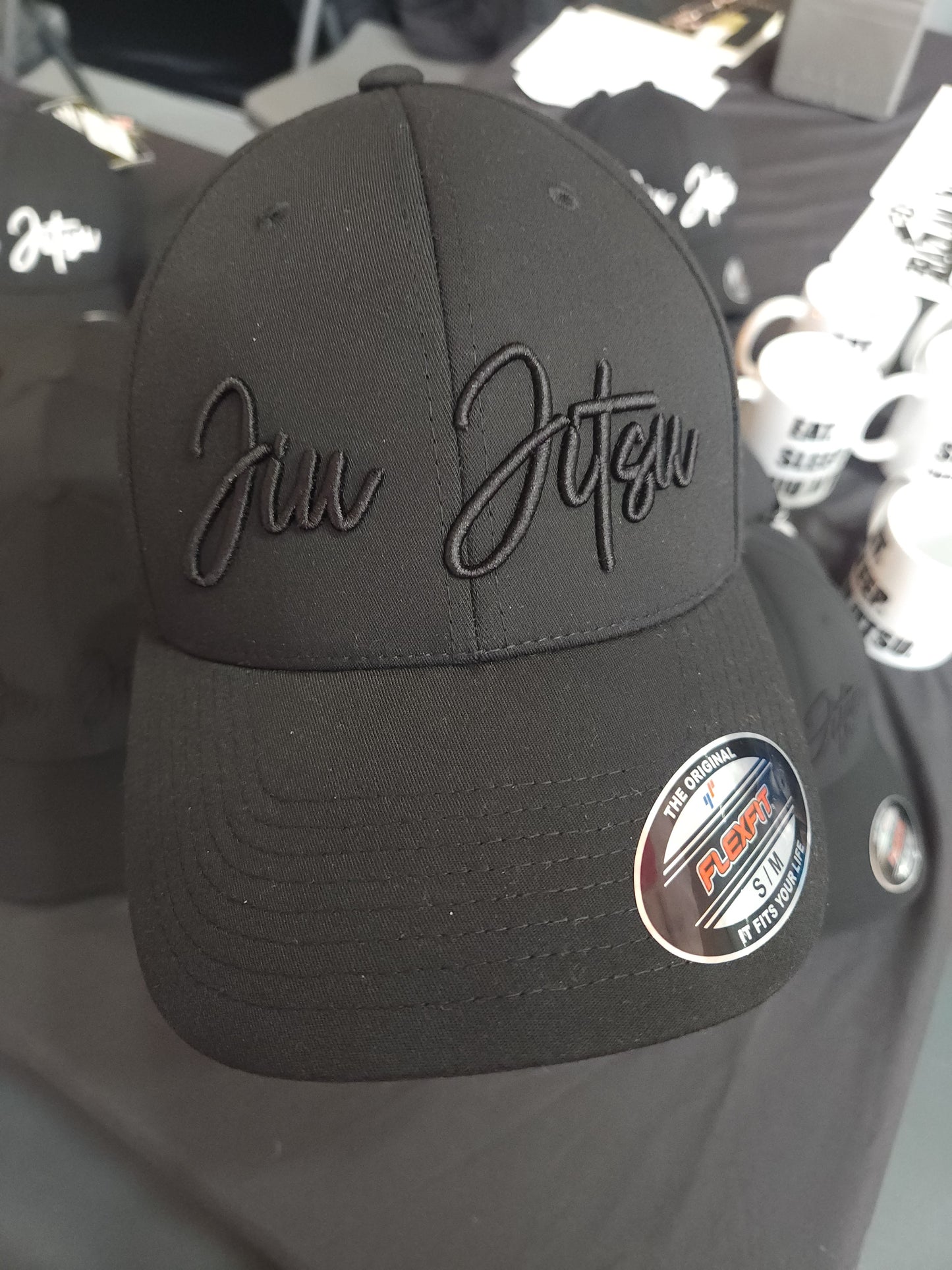 Casquette Flexfit “Jiu Jitsu” – Broderie Premium 3D | Couleurs au Choix