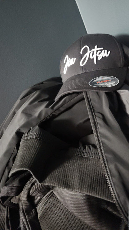 Casquette Flexfit “Jiu Jitsu” – Broderie Premium 3D | Couleurs au Choix