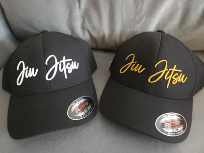 Casquette Flexfit “Jiu Jitsu” – Broderie Premium 3D | Couleurs au Choix