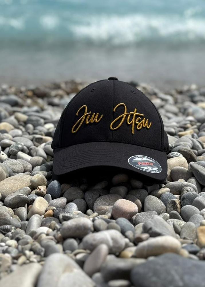 Casquette Flexfit “Jiu Jitsu” – Broderie Premium 3D | Couleurs au Choix