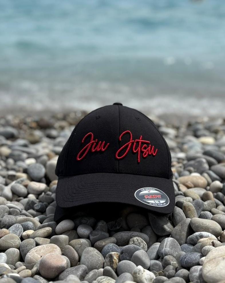 Casquette Flexfit “Jiu Jitsu” – Broderie Premium 3D | Couleurs au Choix